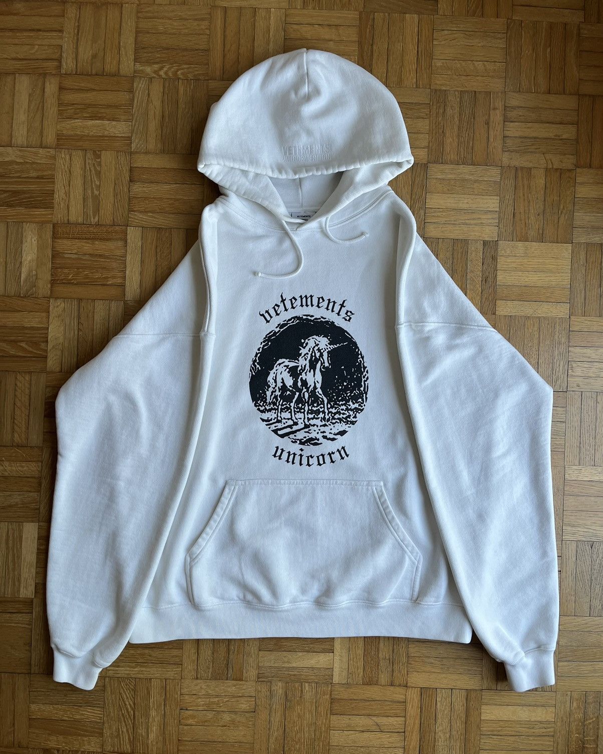Vetements Vetements Double Unicorn Hoodie Size US S / EU 44-46 / 1 - 1 Thumbnail