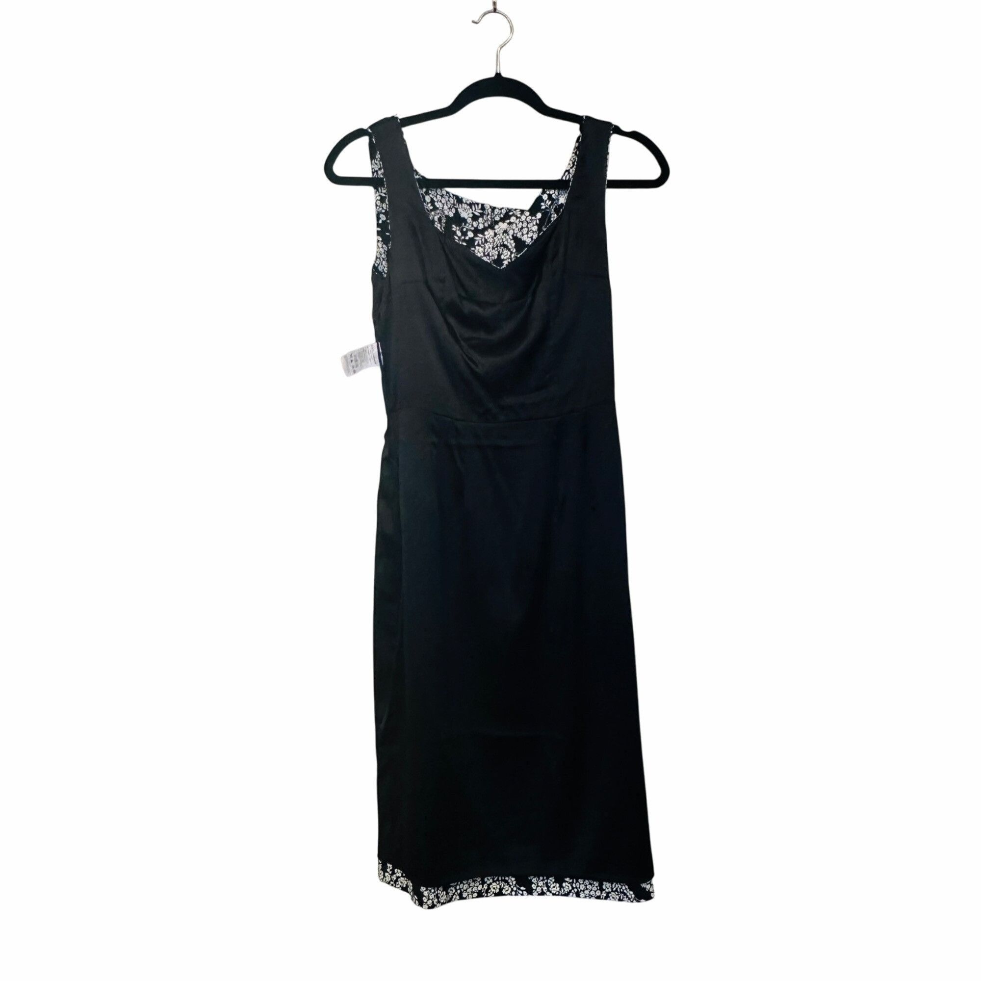Dolce & Gabbana ✨Dolce & Gabanna Black Printed Midi Dress with Floral Sz 40 Size S / US 4 / IT 40 - 7 Thumbnail