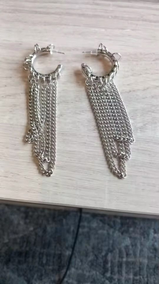 Jewelry Exaggerated Long Tassel Earrings Size ONE SIZE - 7 Thumbnail