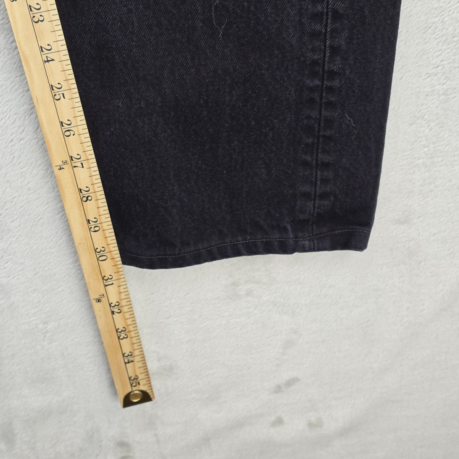 Levi's Vintage Levi 501 Jeans Mens 33 x34 (Fits 30x30) Black Y2K Size US 30 / EU 46 - 11 Thumbnail