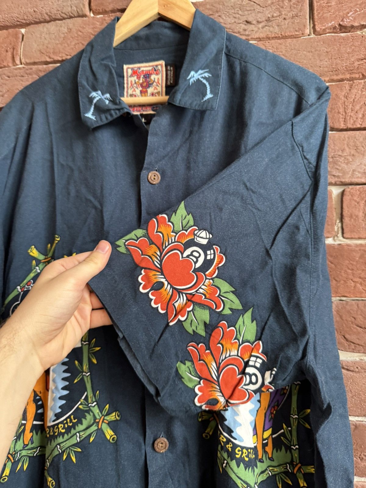 Mambo Vintage 90s MAMBO Shirt Traditional Tattoo Australia Hawaii Size US L / EU 52-54 / 3 - 5 Thumbnail