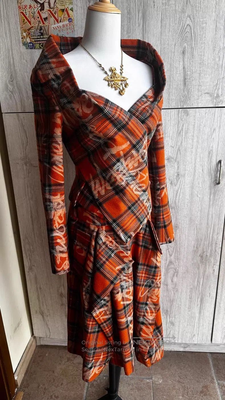 Vivienne Westwood Vivienne Westwood Orange Graffiti Suit Size M / US 6-8 / IT 42-44 - 5 Thumbnail