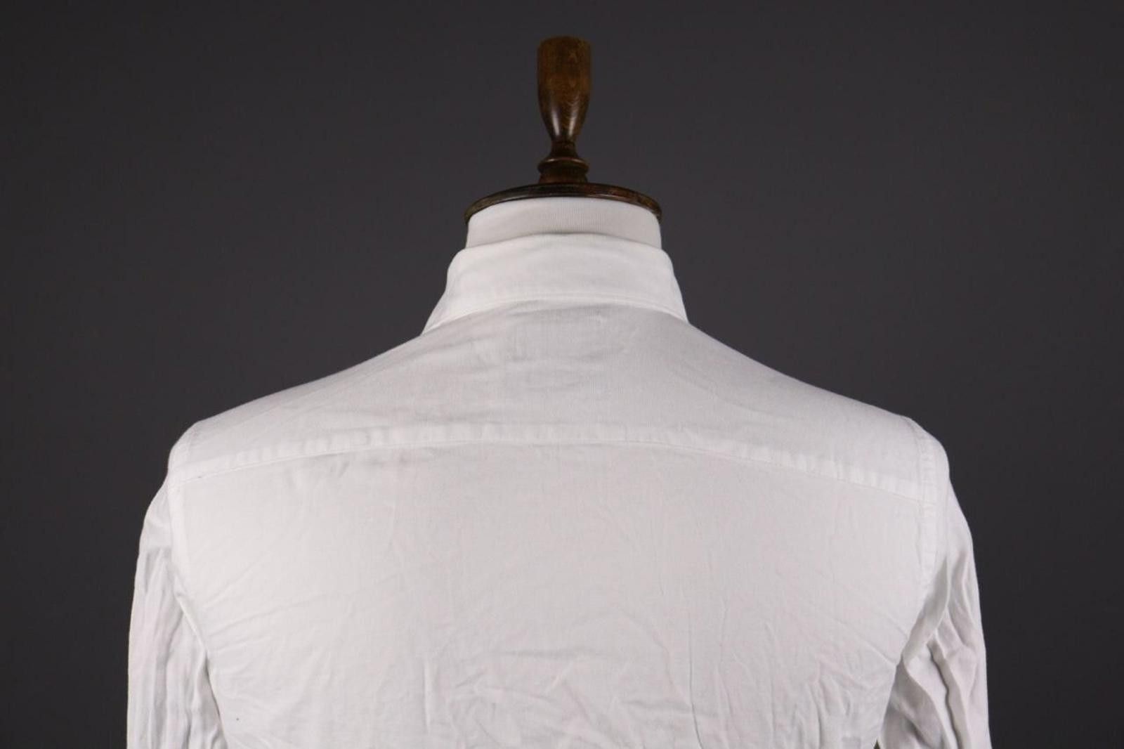 Designer Hackett London Slim Fit White Button Down Shirt Size S Size US S / EU 44-46 / 1 - 8 Thumbnail