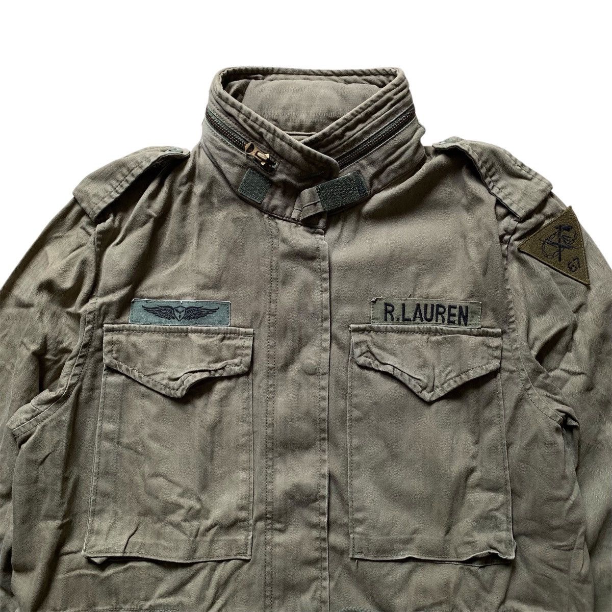 Vintage Denim & Supply Ralph Lauren M65 Hidden Hoodie Bono Lgb Style Size US L / EU 52-54 / 3 - 3 Thumbnail