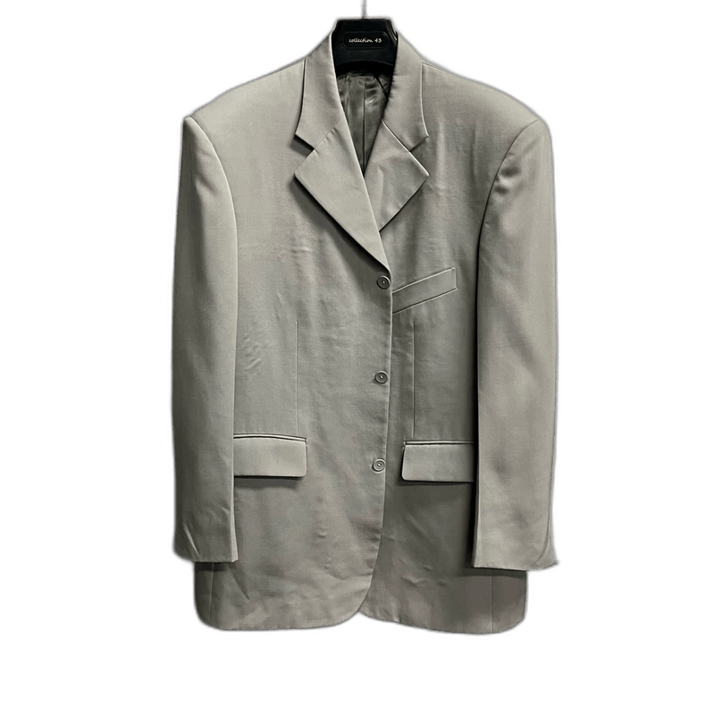 Louis Vuitton Louis Vuitton Gray Pocket Design Blazer Jacket Size US L / EU 52-54 / 3 - 1 Thumbnail