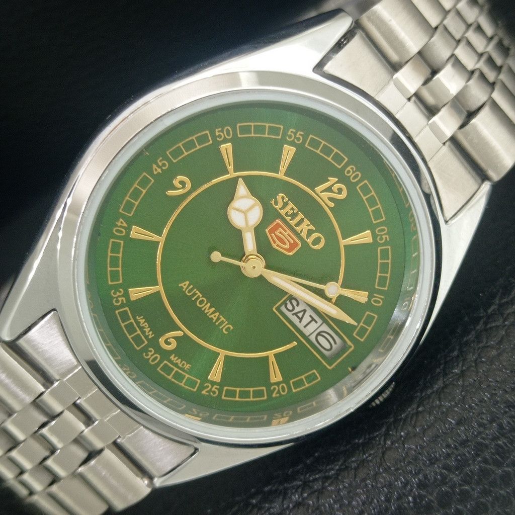 Seiko REFURBISHED VINTAGE SEIKO 5 AUTO JAPAN MENS WATCH a443336 Size 38 - 1 Thumbnail