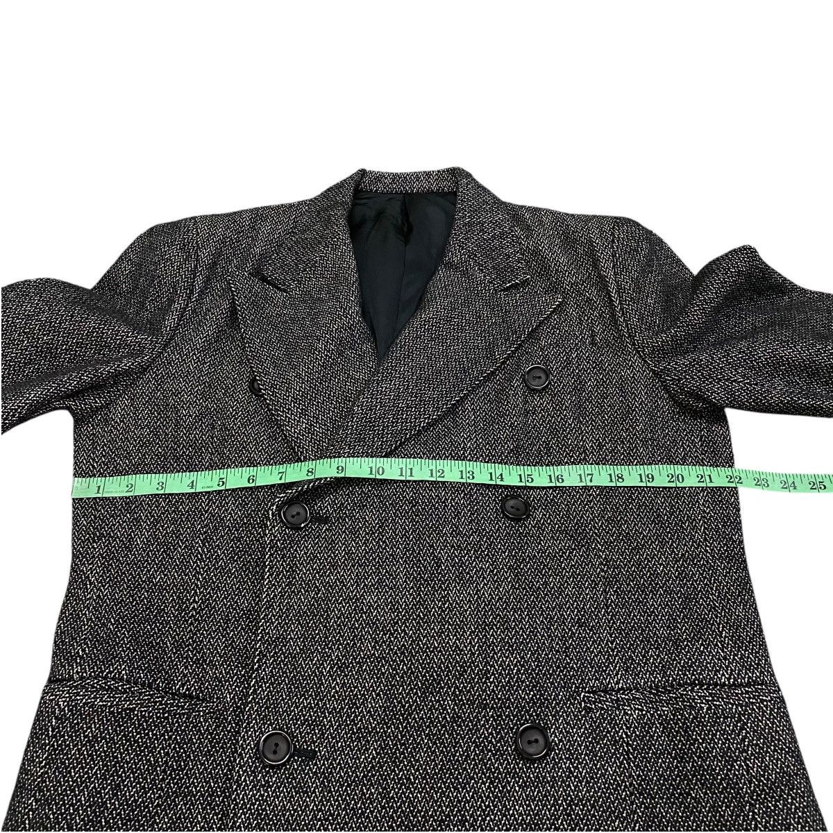 Y's × Yohji Yamamoto Vintage Y'S Yohji Yamamoto Wool Double Breasted Long Coat Size US M / EU 48-50 / 2 - 10 Thumbnail
