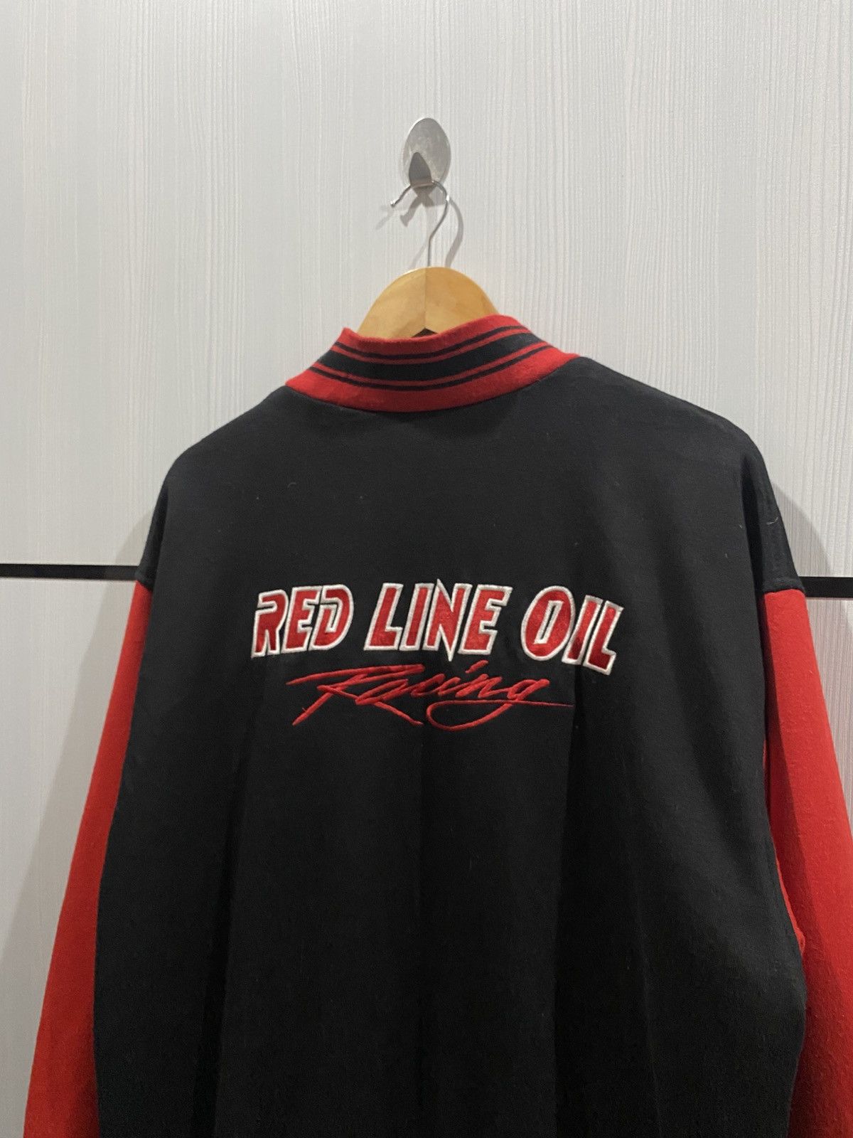 Other Vintage Red Line Oil Racing Varsity Jacket Size US XL / EU 56 / 4 - 12 Thumbnail