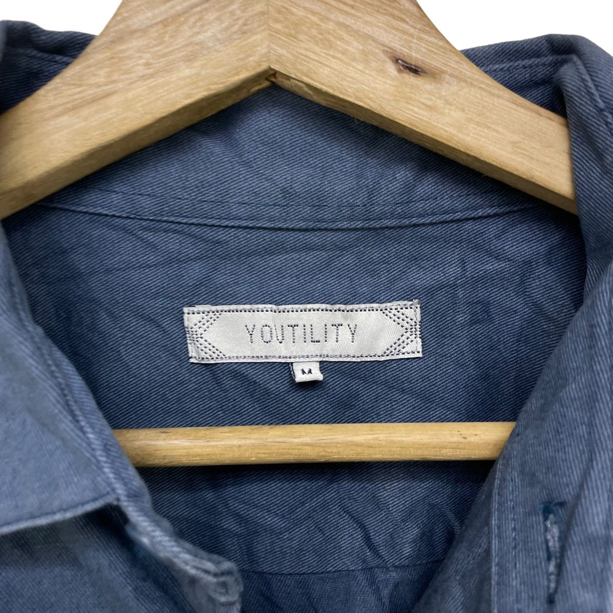 Japanese Brand × Vintage Japanese Brand Youtility Embroidered Logo Long Sleeve Size US M / EU 48-50 / 2 - 4 Thumbnail