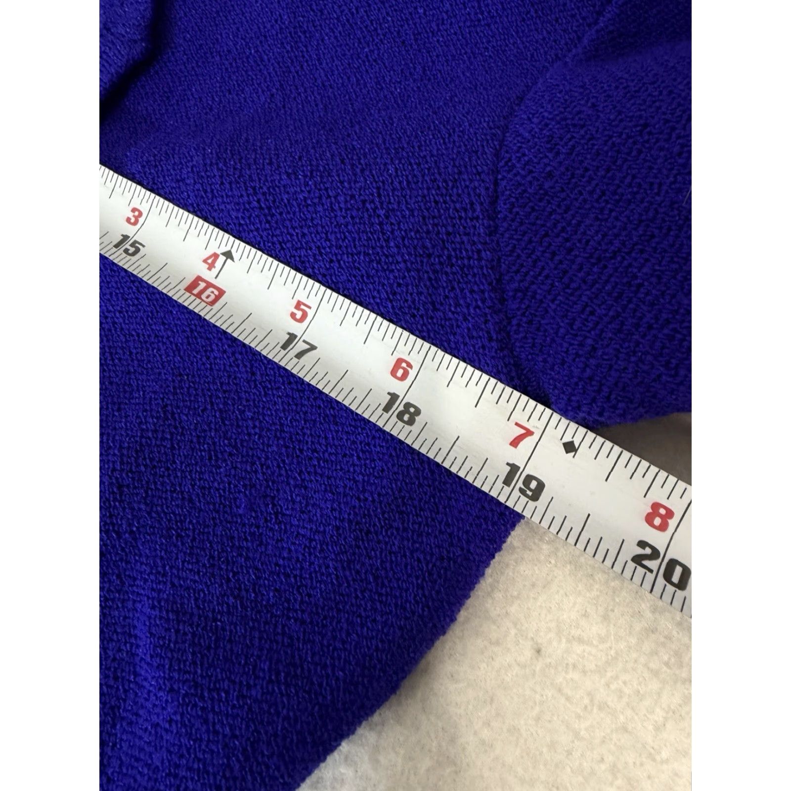 Vintage VINTAGE Steve Fabrikant Sweater Dress Cardigan Knit Wool Blend Blue Black Sz S Womens Size S / US 4 / IT 40 - 6 Thumbnail