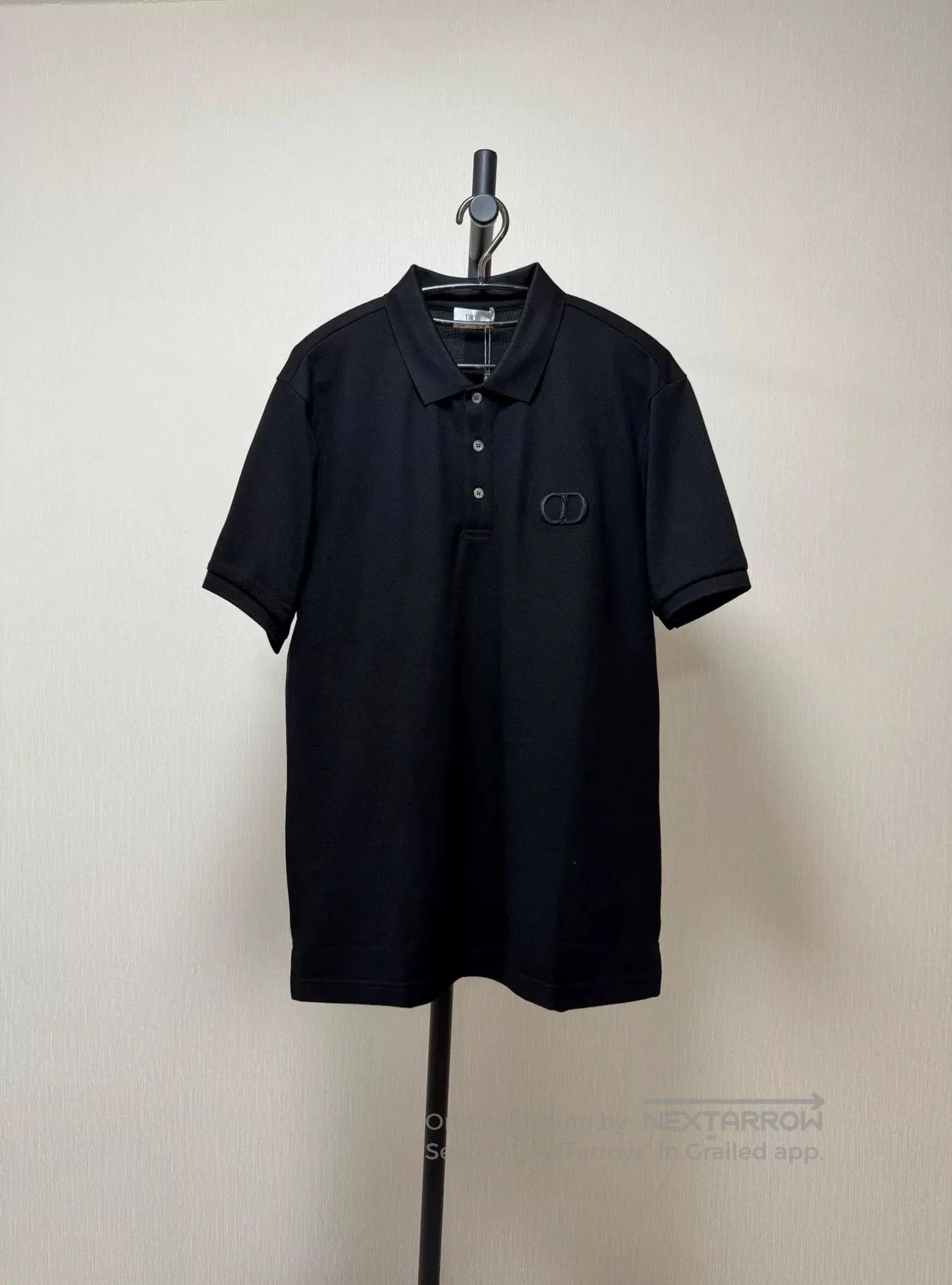 Dior DIOR Black Short-Sleeve Polo Shirt. Size US XXL / EU 58 / 5 - 1 Thumbnail