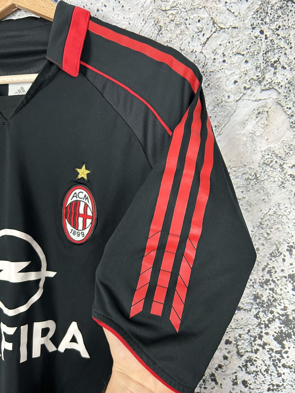Adidas Vintage AC Milan 2005 Adidas Soccer Jersey Football Rare Size US L / EU 52-54 / 3 - 5 Thumbnail