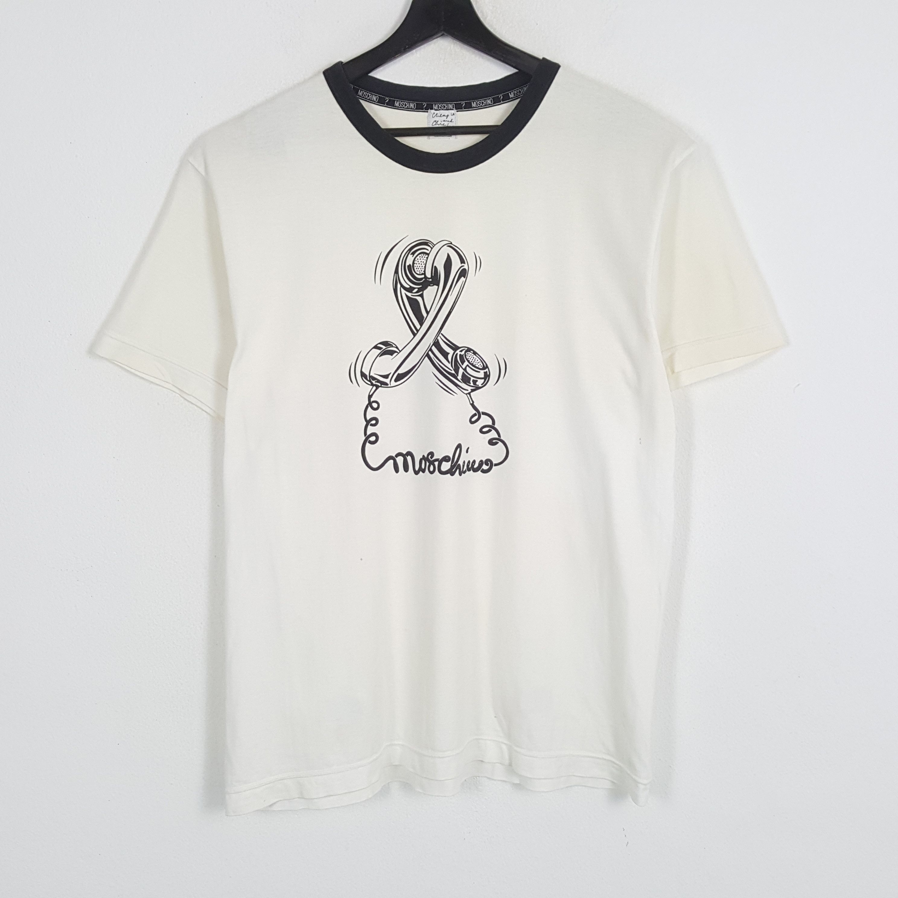 Japanese Brand × Moschino × Vintage MOSCHINO Japanese Brand Streetwear Style Tshirt Size US L / EU 52-54 / 3 - 1 Thumbnail