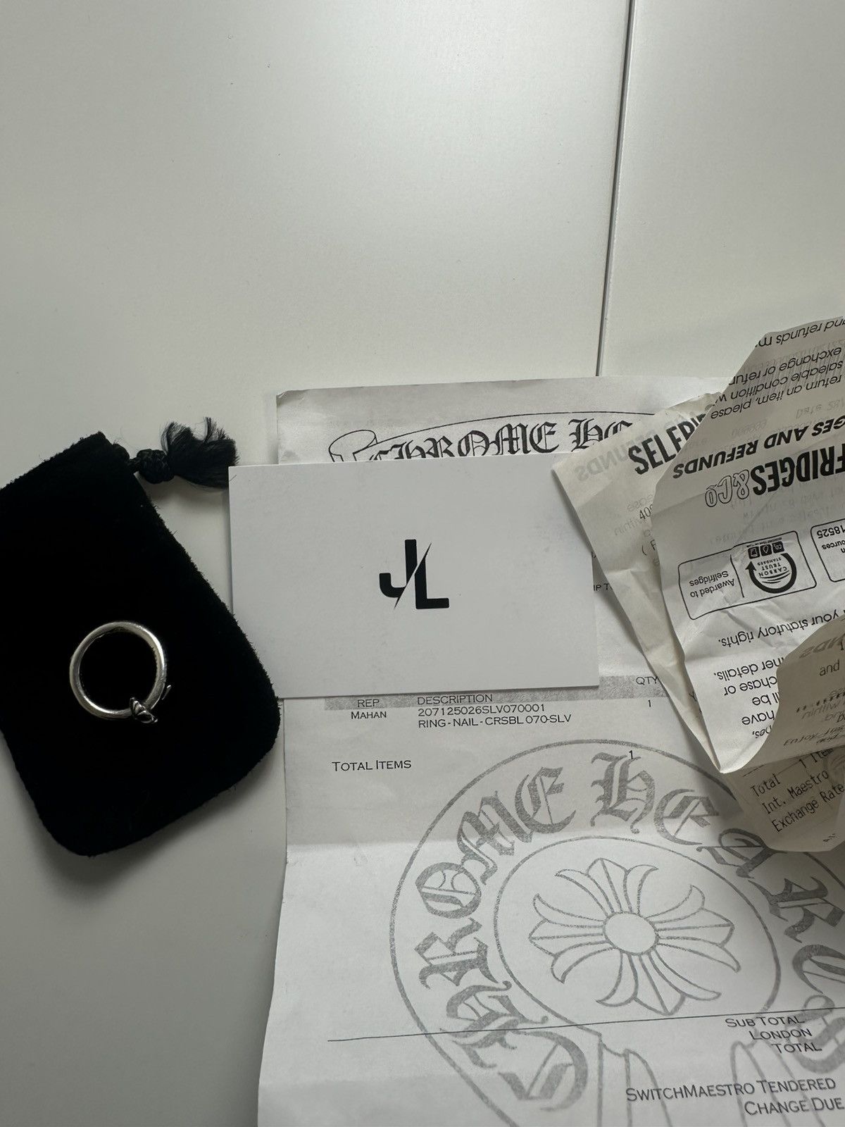 Chrome Hearts Chrome Hearts Nail Ring US8 Size ONE SIZE - 3 Thumbnail