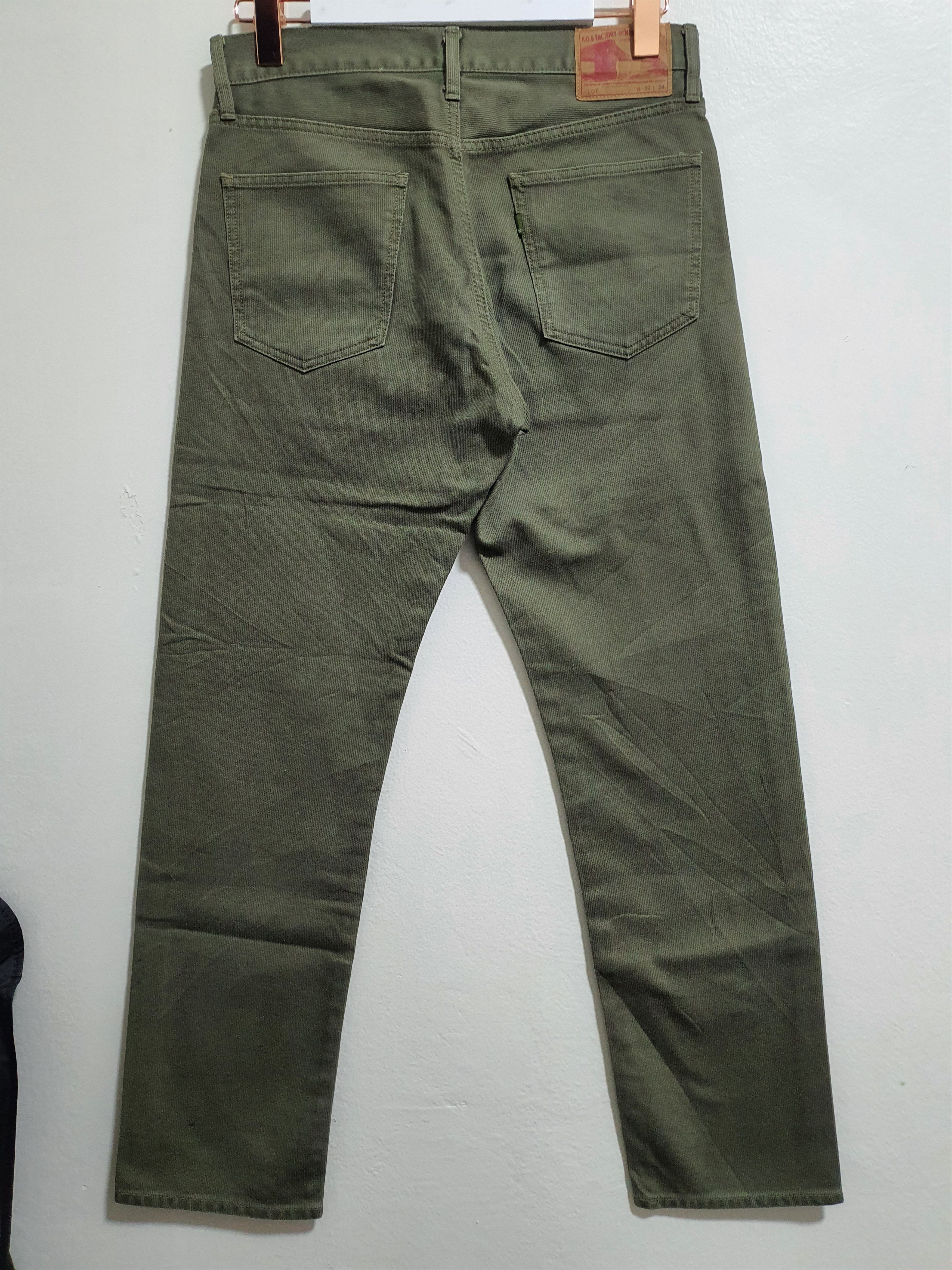 FOB Factory × Japanese Brand FOB FACTORY 31”/40” GREEN JEANS Size US 31 - 1 Thumbnail