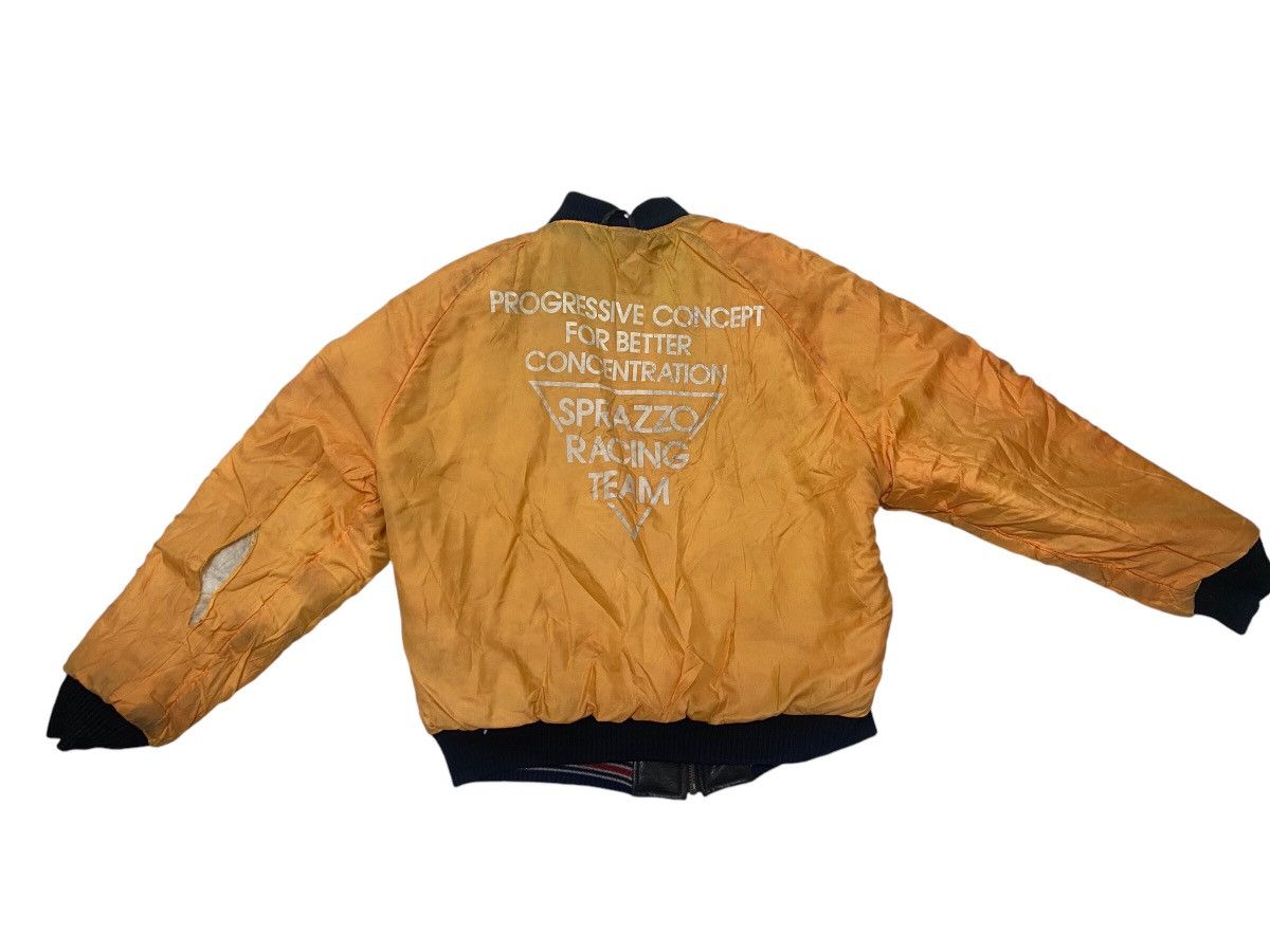 Vintage Sprazzo racing team vintage leather jacket Size US L / EU 52-54 / 3 - 4 Thumbnail