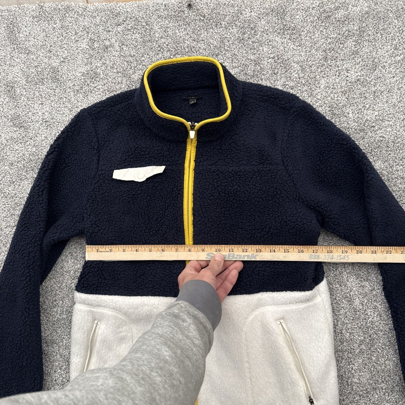 Other Talbots Fleece Jacket Womens Large Gorpcore Colorblock Cozy Size L / US 10 / IT 46 - 3 Thumbnail
