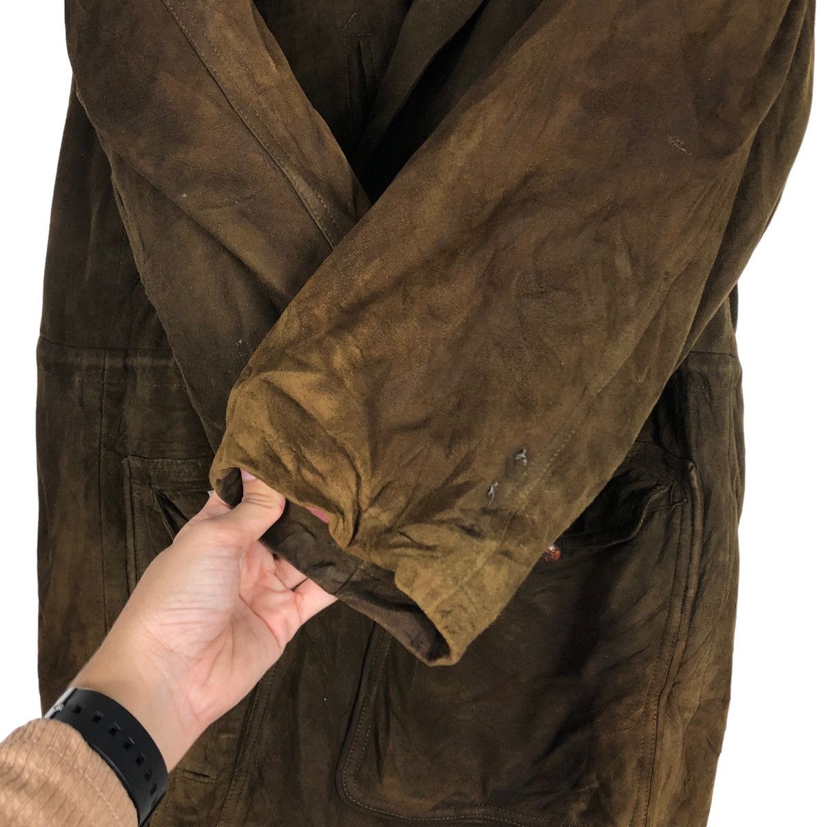 Japanese Brand 🔥Vintage Leather Jacket Rare Papas Issey Miyake Japan Size US M / EU 48-50 / 2 - 13 Thumbnail