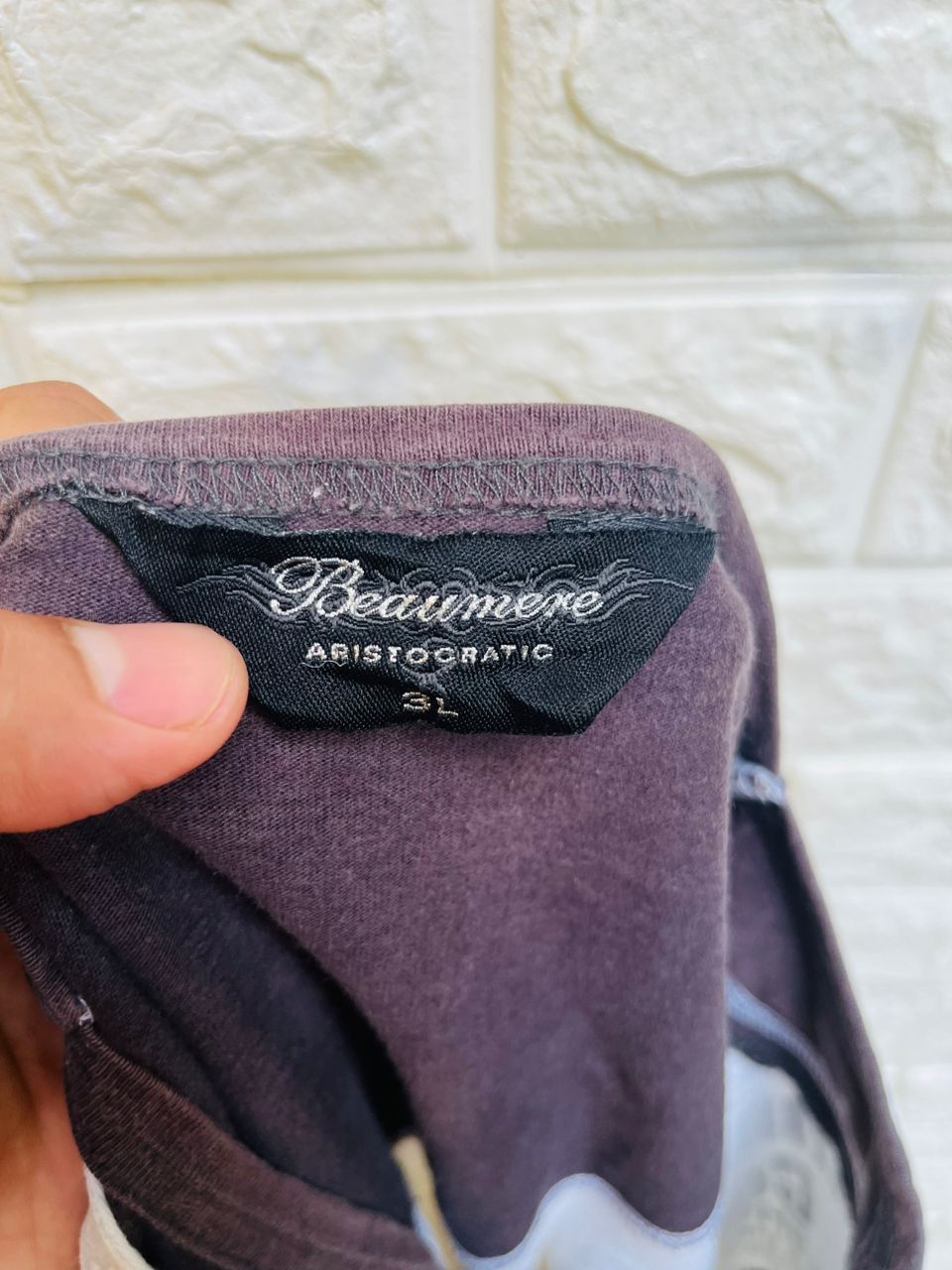 Japanese Brand Vintage Beaumere Stop War Designer Fashion Style Size US L / EU 52-54 / 3 - 14 Thumbnail