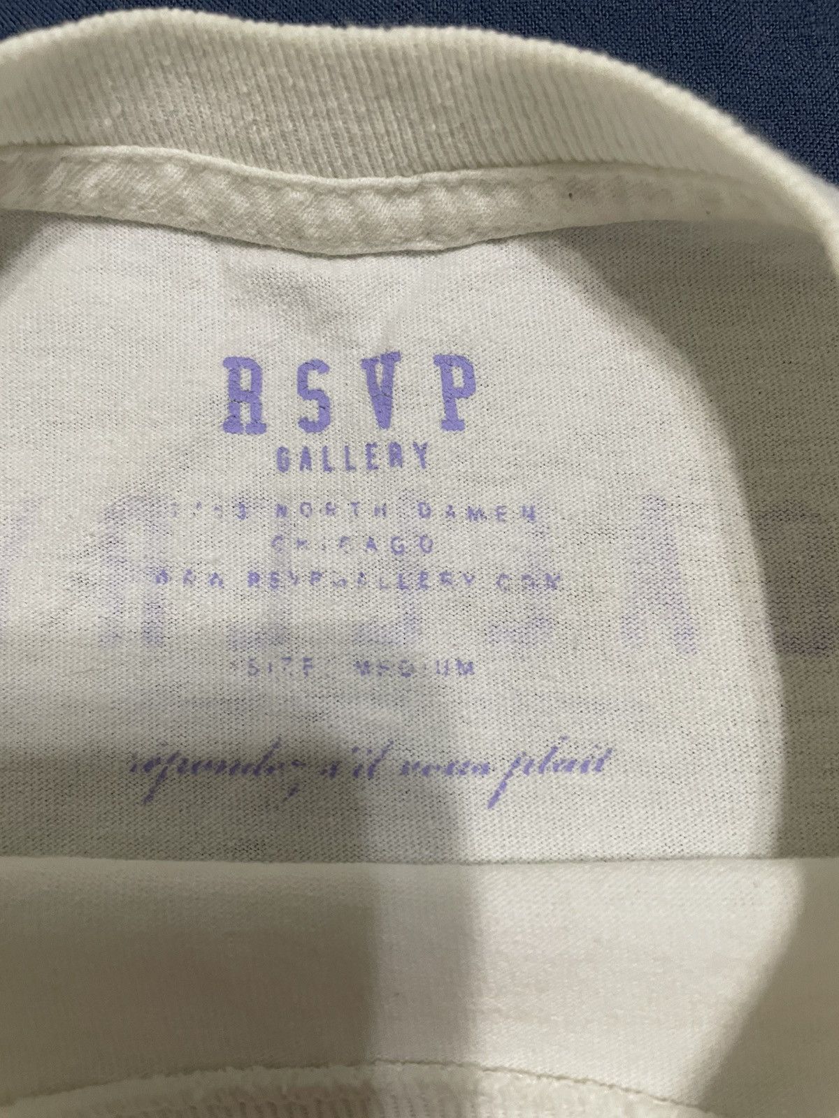 Rsvp Gallery RSVP Gallery Black Light Reactive Logo Tee Size US M / EU 48-50 / 2 - 3 Thumbnail