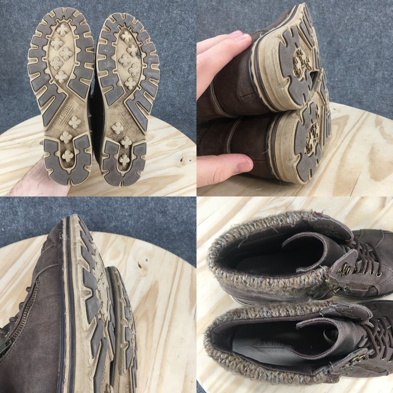 Vintage Cliffs White Mountain Boots Womens 11M Brown Kearny Lace Up Ankle C253352 Size US 11 / IT 41 - 8 Thumbnail