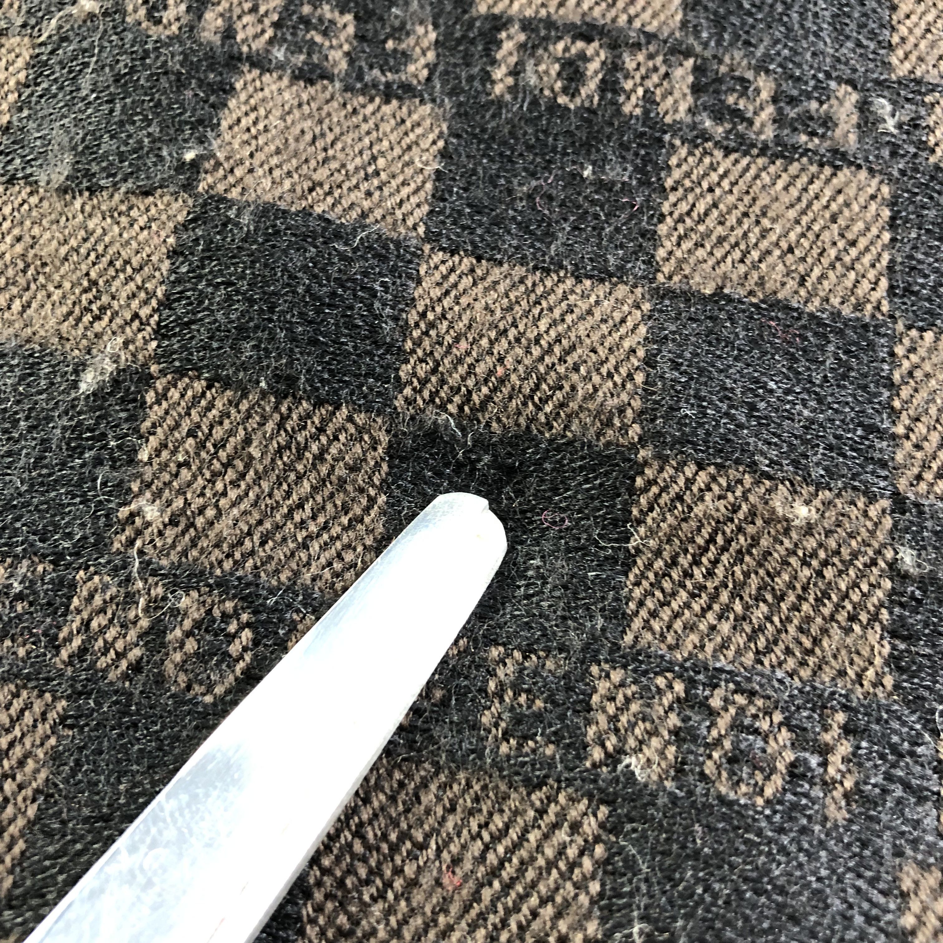 Fendi FENDI Checkered Wool Scarf Muffler Neckwear V2103 Size ONE SIZE - 9 Thumbnail