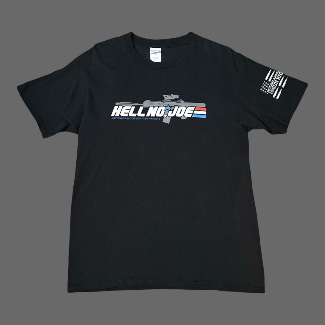 Other Hell No Joe! 2A 2nd Amendment Black Graphic Tee Size M Size US M / EU 48-50 / 2 - 1 Thumbnail