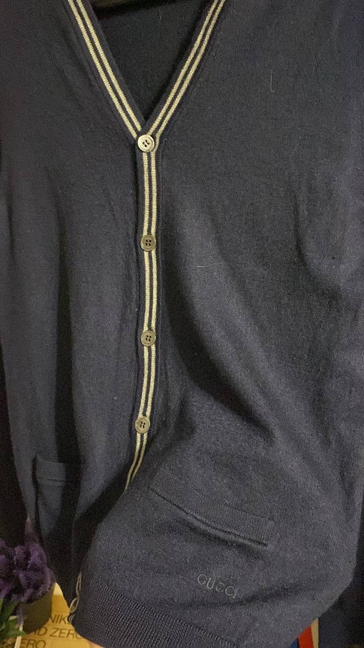 Gucci Gucci cashmere + Lana wool cardigan Size US XL / EU 56 / 4 - 2 Thumbnail