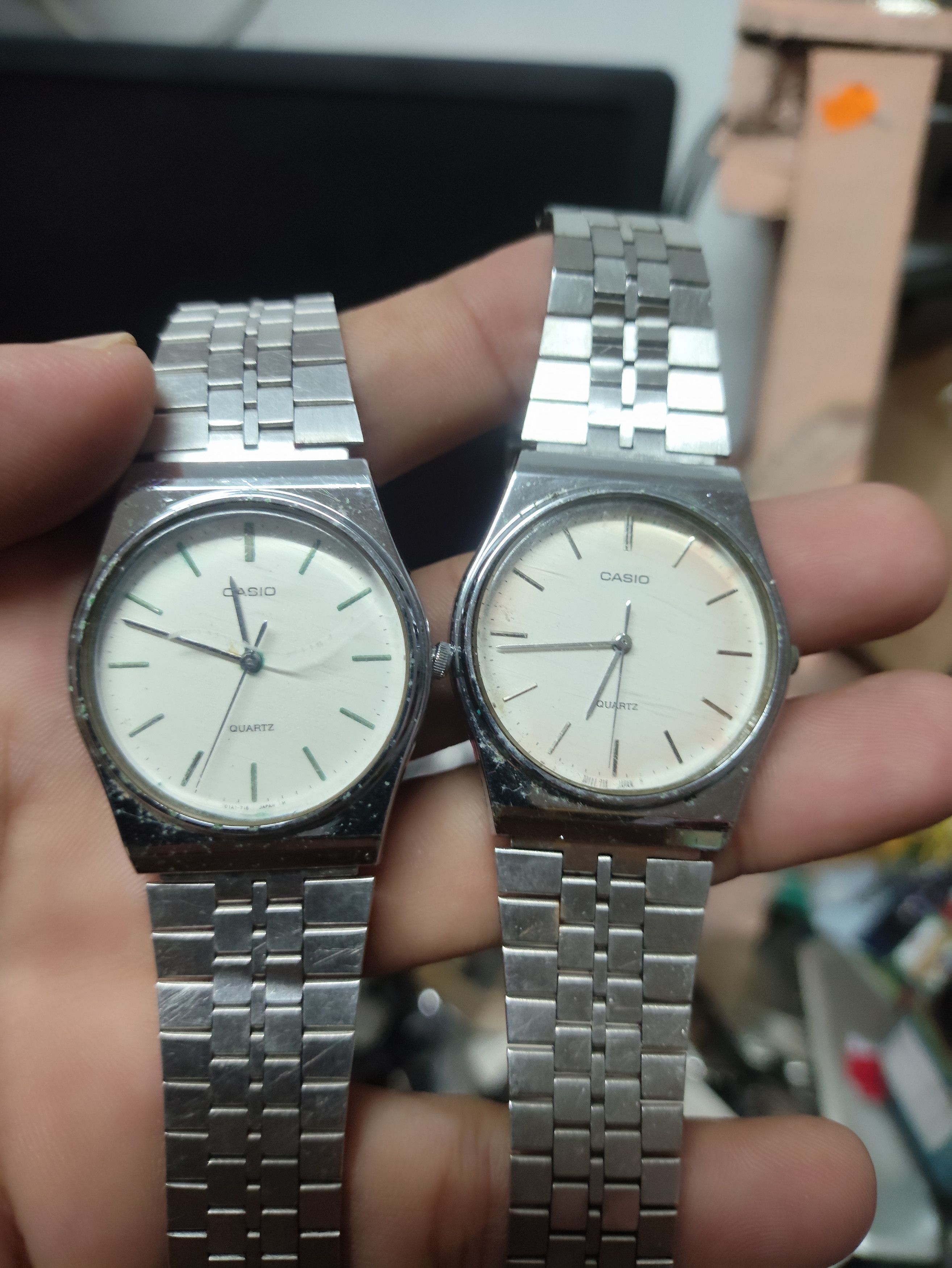 Casio COMBO vintage Casio (2 pieces) Japan Quartz (Need Service) Size ONE SIZE - 5 Thumbnail