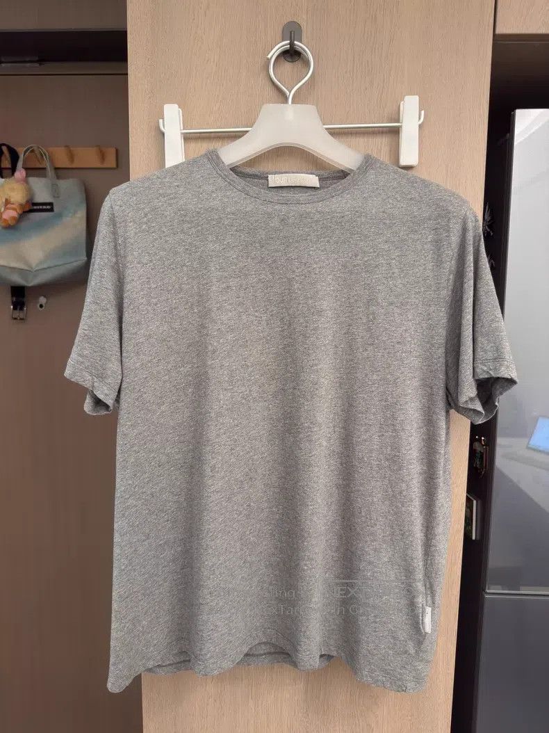 Our Legacy Our Legacy Solid Simple Knit T-Shirt, Short, Dusty Gray Size US S / EU 44-46 / 1 - 1 Thumbnail