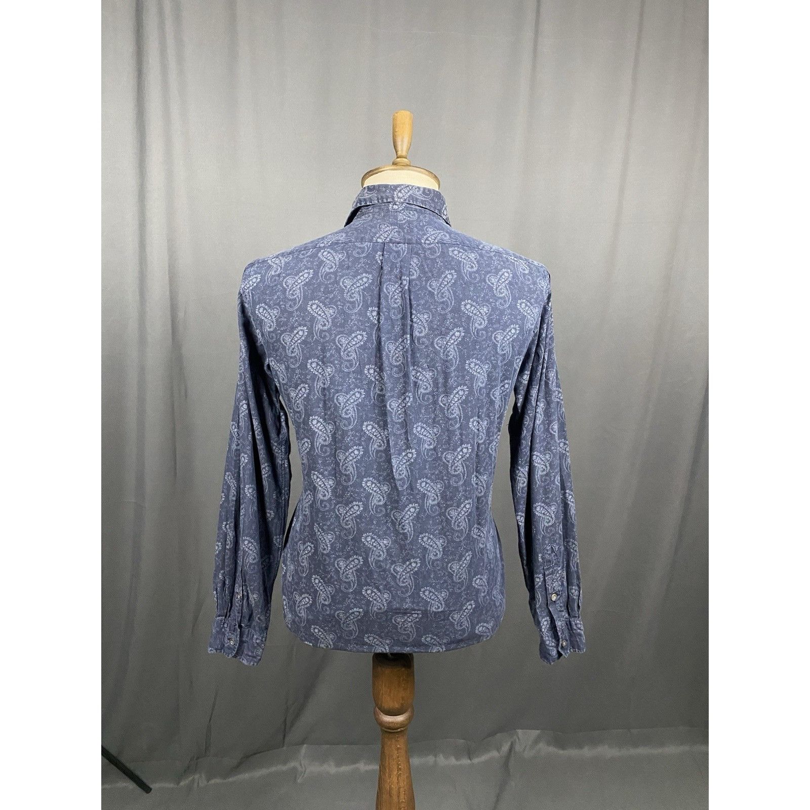 Polo Ralph Lauren Polo Ralph Lauren Paisley Men's Blue Longsleeve Shirt Size M Size US M / EU 48-50 / 2 - 7 Thumbnail