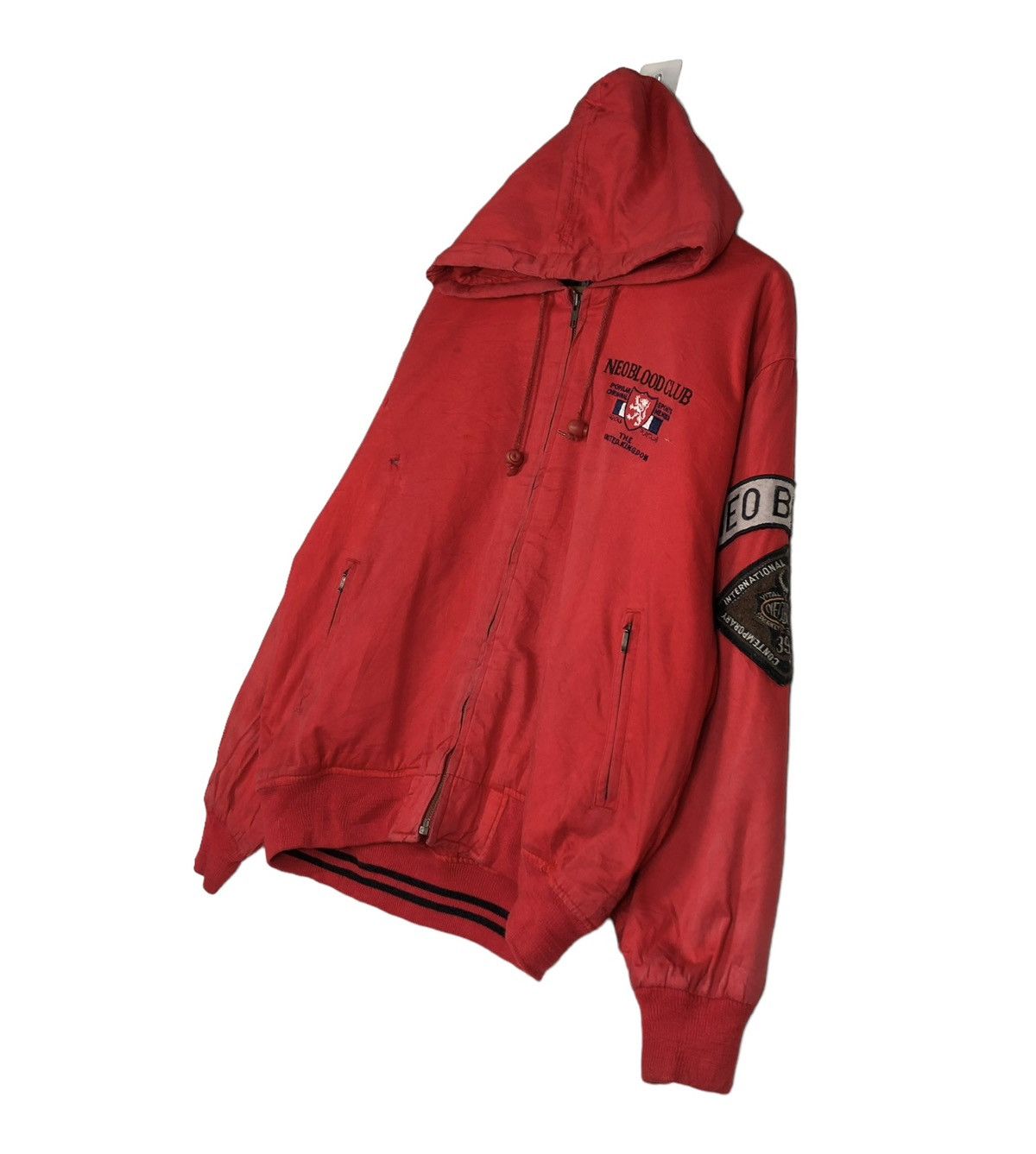 Japanese Brand 🔥VINTAGE RIOT RIOT BOMBER JACKET NEO BLOOD BIG LOGO JAPAN Size US M / EU 48-50 / 2 - 2 Thumbnail