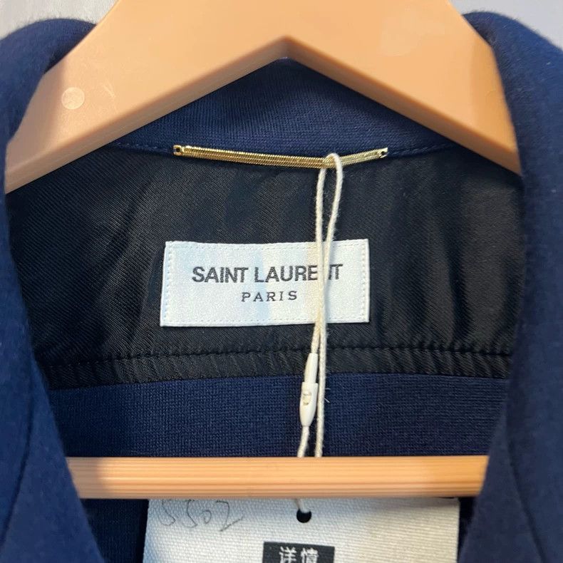 Saint Laurent Paris Saint Laurent Paris Navy blue logo jacket 2505-Nextarrow Size XS / US 0-2 / IT 36-38 - 5 Thumbnail