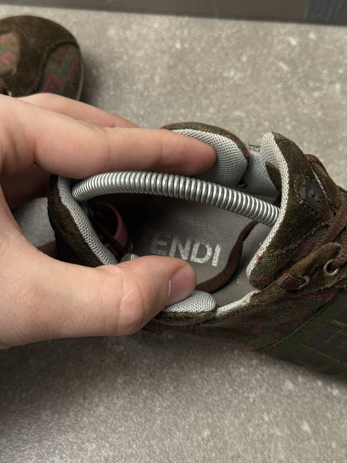 Fendi Fendi sneakers shoes monogram luxury wear vintage old money Size US 6 / IT 36 - 12 Thumbnail