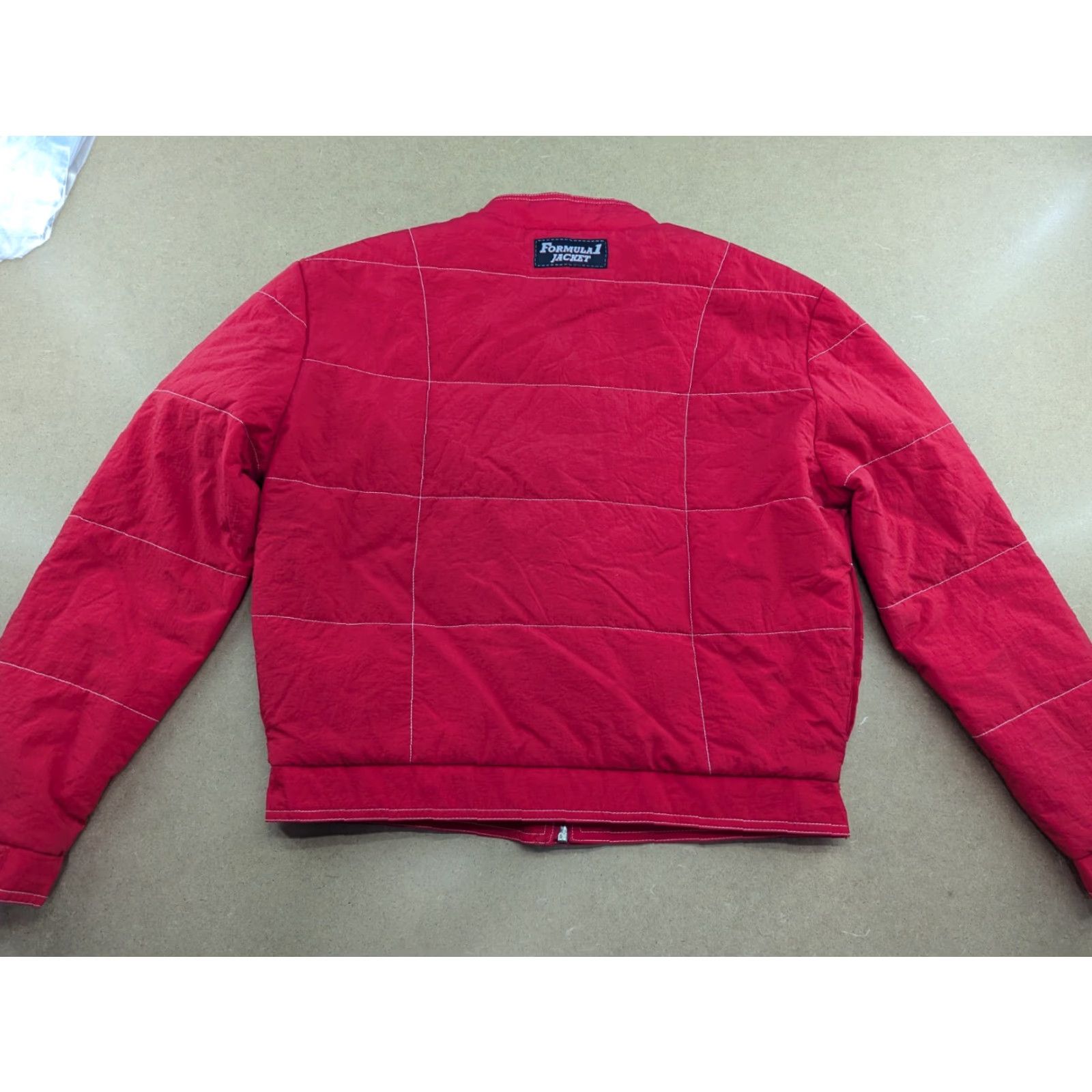 Vintage VINTAGE Parmalat F1 Racing Mens Jacket S Red Motorcycle Jacket Water Resistant Nylon Zip Fun? Size US S / EU 44-46 / 1 - 2 Thumbnail