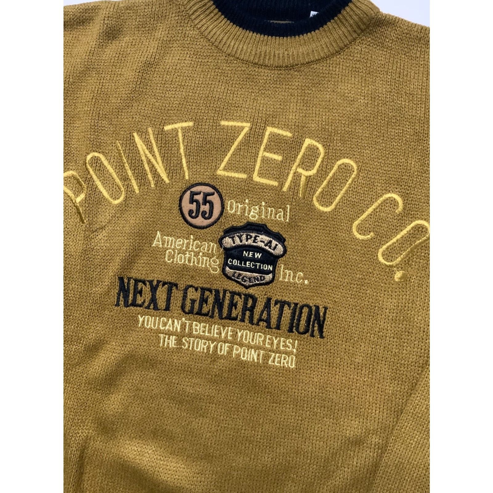 Vintage VINTAGE Point Zero Next Generation Classic Knit Pullover Crewneck Sweater L Mens Size Sz. L Size US L / EU 52-54 / 3 - 6 Thumbnail