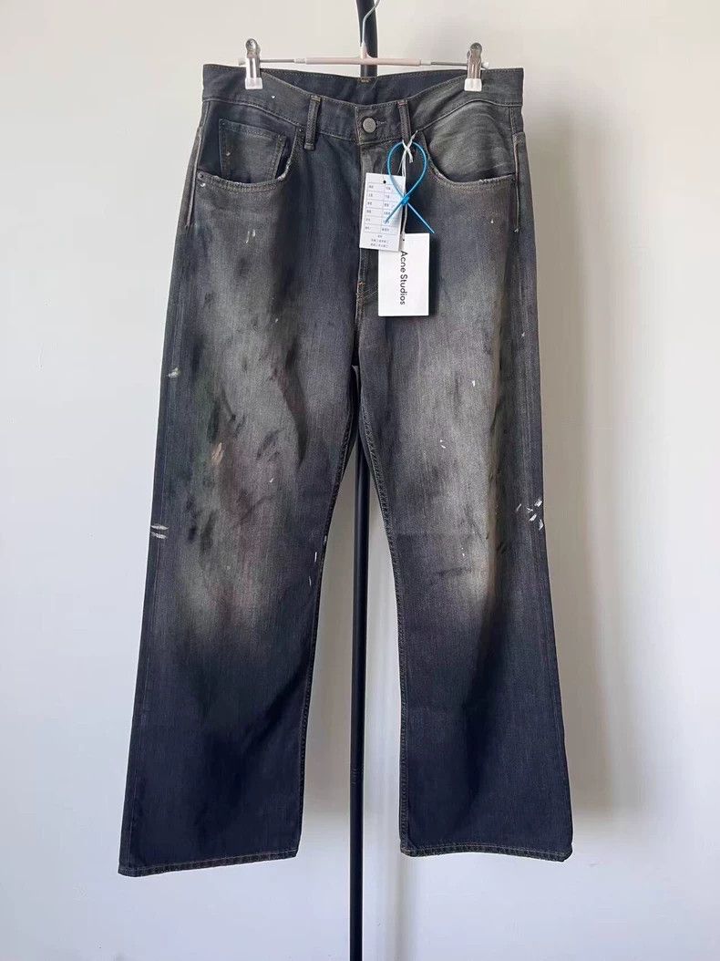 Acne Studios acne studios Aged loose wide-leg jeans 2506-Nextarrow Size US 31 - 1 Thumbnail