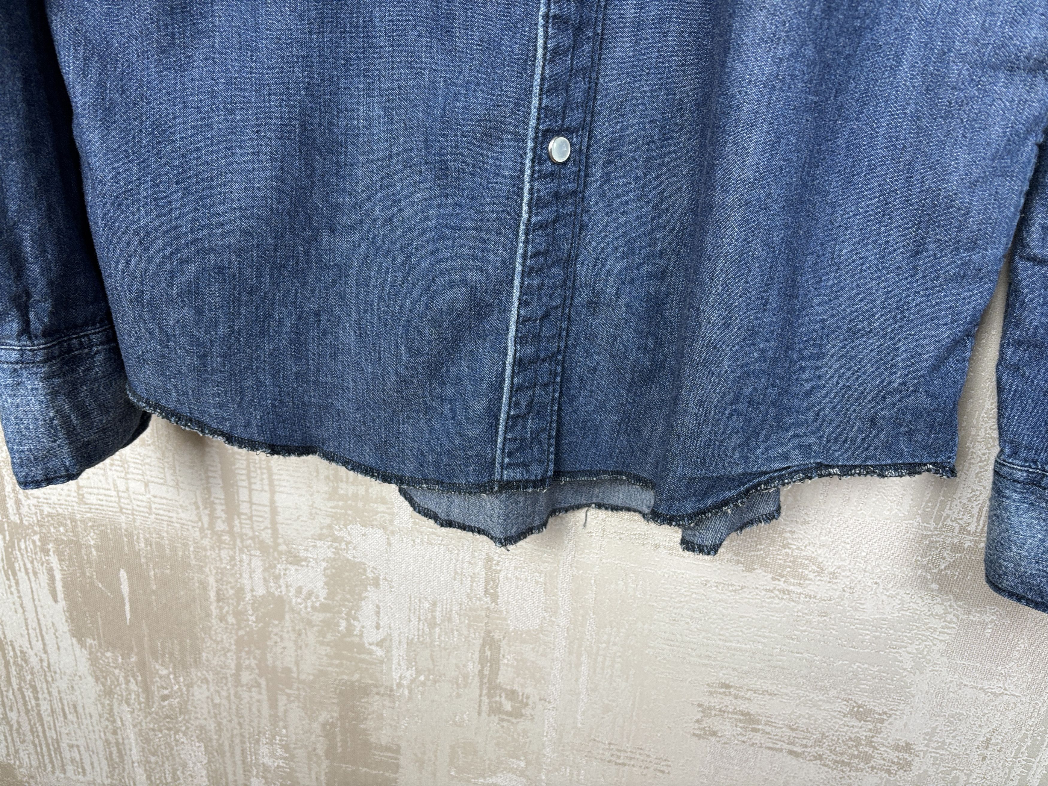 Acne Studios Acne Texas AW11 Pearl Snap Button Denim Long Sleeve Shirt Size US M / EU 48-50 / 2 - 7 Thumbnail