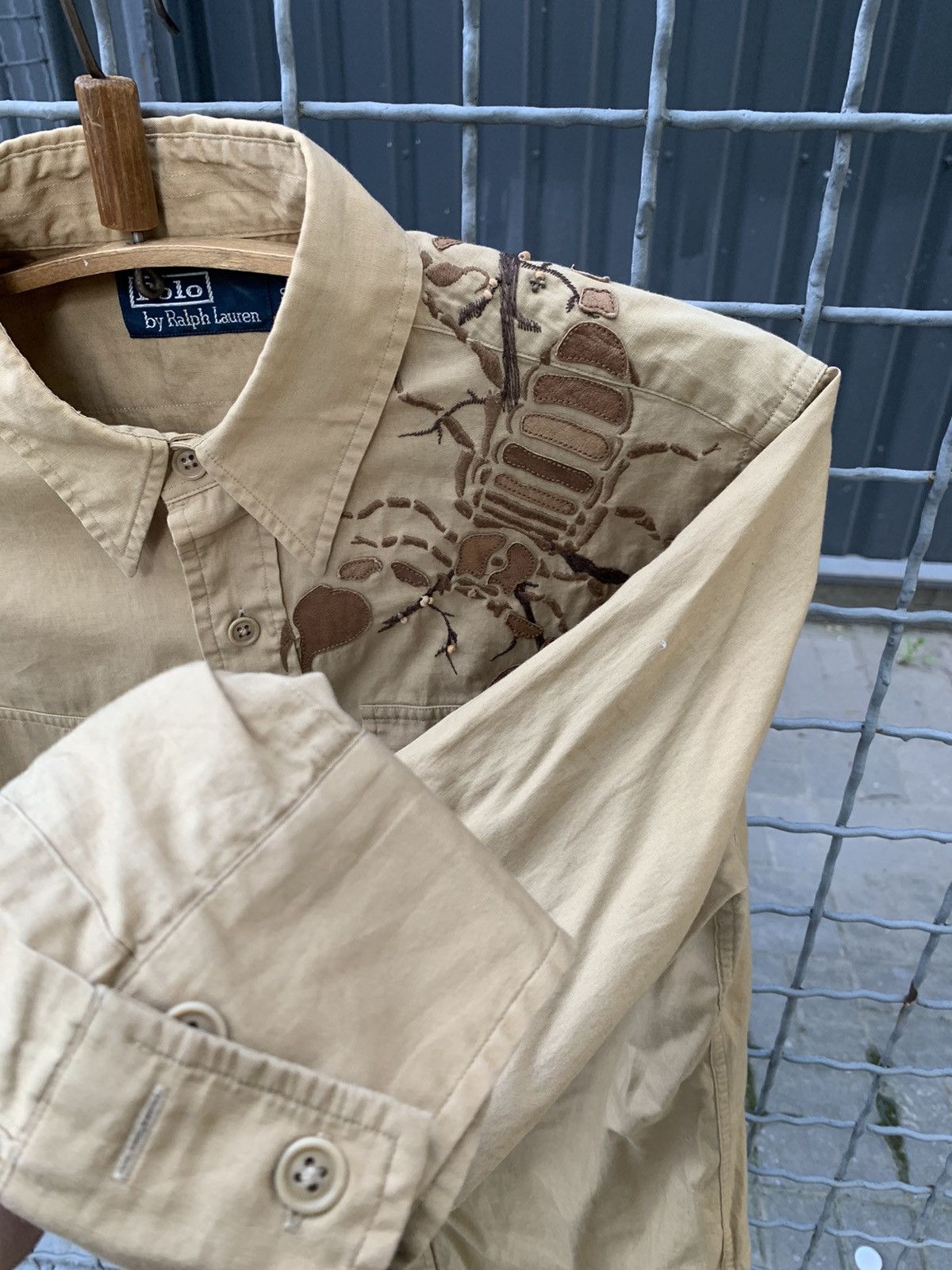Ralph Lauren Vintage Polo Ralph Lauren Skorpion Military Shirt Size US S / EU 44-46 / 1 - 4 Thumbnail
