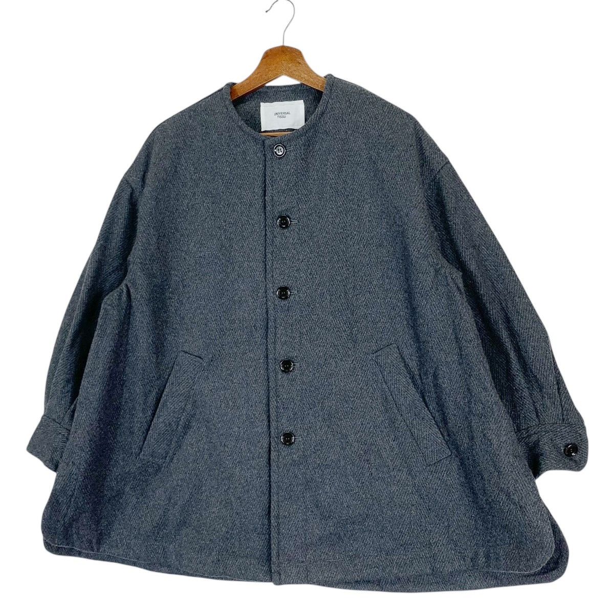 Japanese Brand Vintage Universal Tissu Women Button Jacket Size L / US 10 / IT 46 - 3 Thumbnail