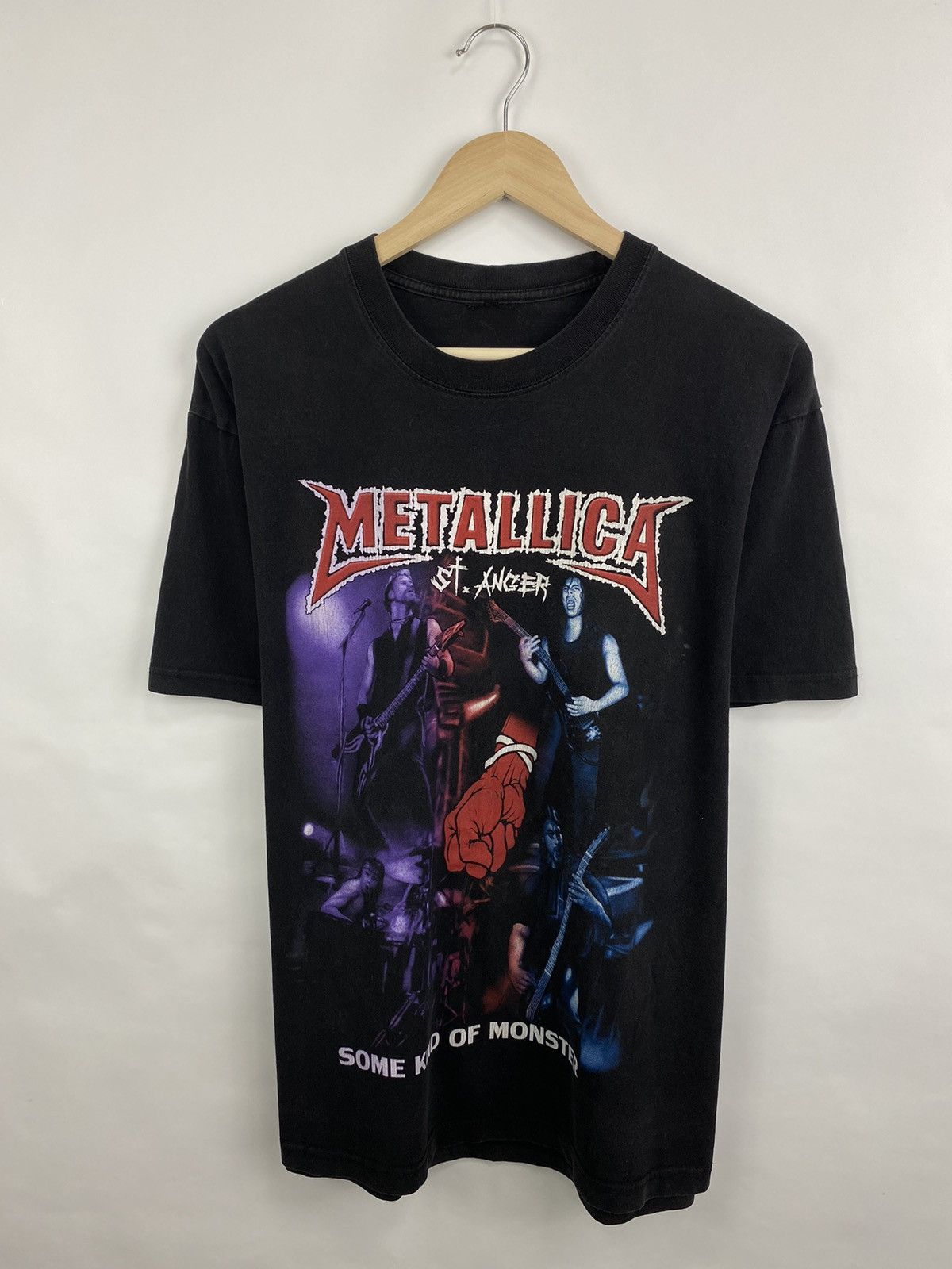 Metallica Vintage 2003 Metallica St Anger t-shirt rock band rare retro Size US M / EU 48-50 / 2 - 3 Thumbnail