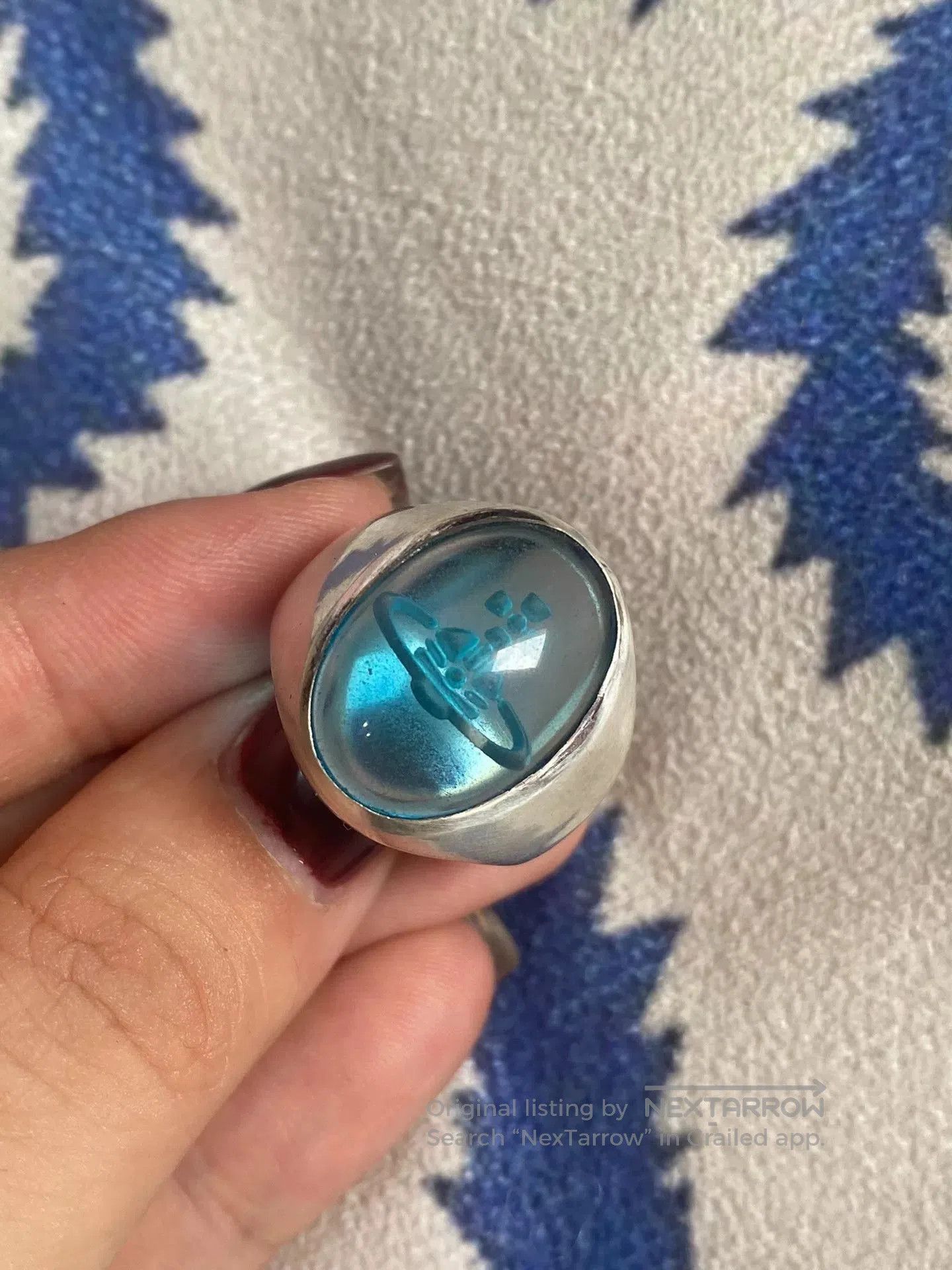 Vivienne Westwood vivienne westwood blue illusion ring. Size ONE SIZE - 6 Thumbnail