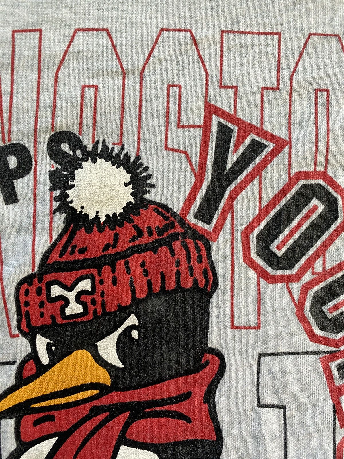 NCAA Vintage ‘93 90s Youngstown Football Champs Single Stitch Tee Size US XL / EU 56 / 4 - 4 Thumbnail
