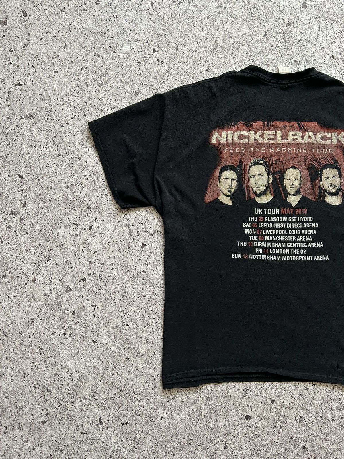 Band Tees Nickelback Feed The Machine UK Tour May 2018 T-Shirt Size US XXL / EU 58 / 5 - 7 Thumbnail
