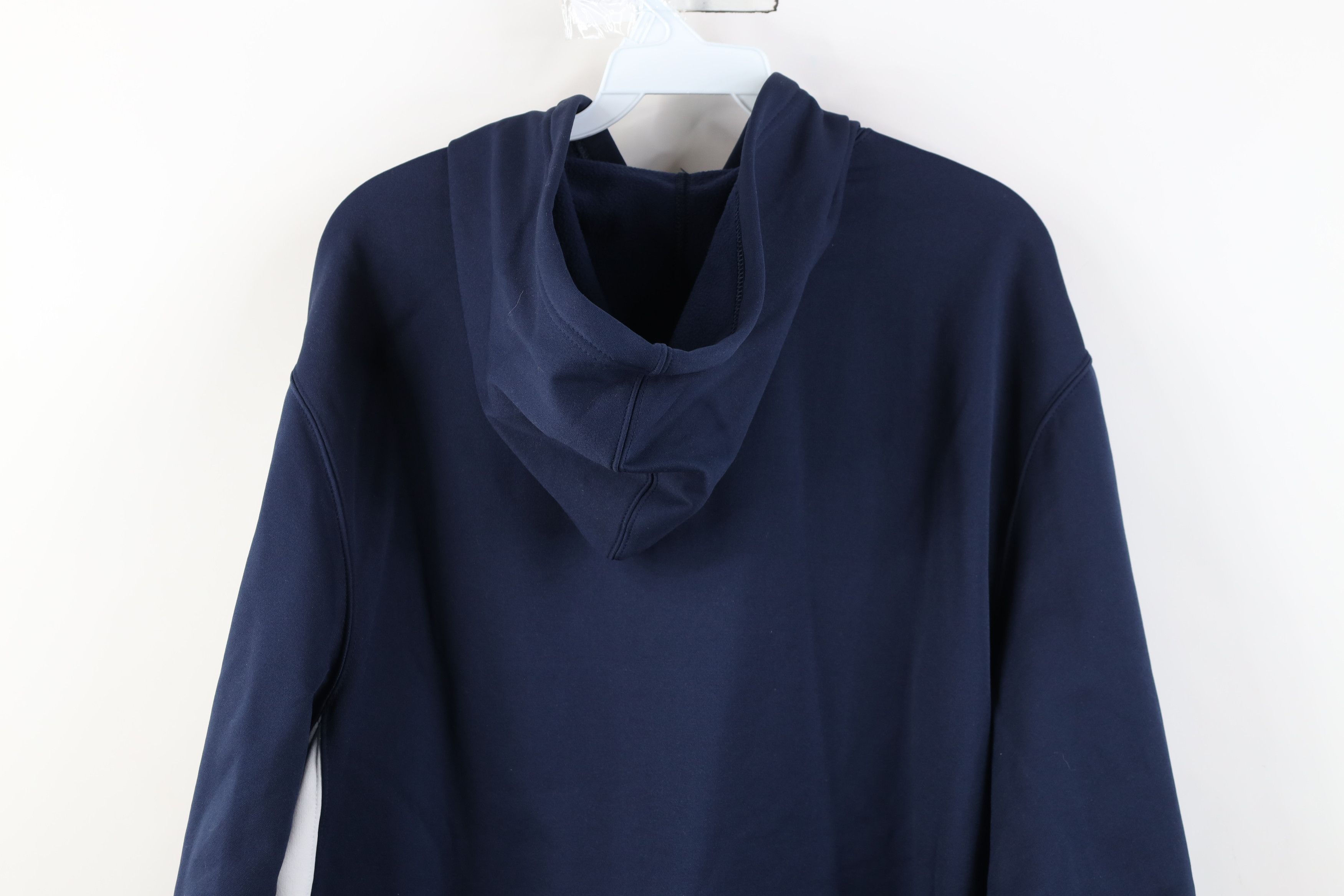 Nike Vintage Y2K Nike Center Big Swoosh Hoodie Sweatshirt Blue Size US L / EU 52-54 / 3 - 15 Thumbnail