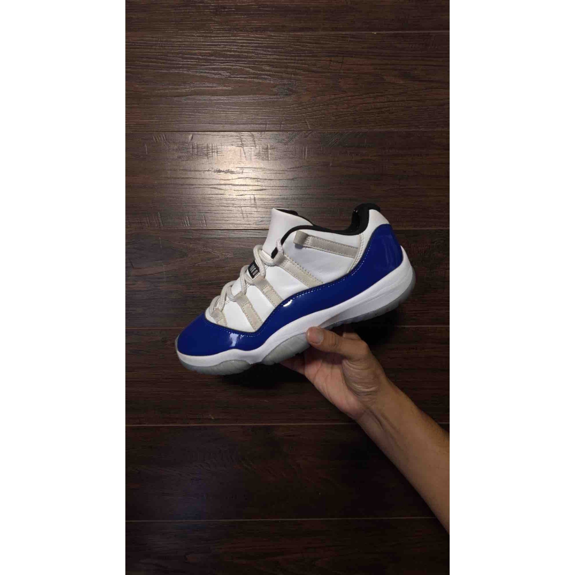 Jordan Brand Jordan 11 Retro Low White Concord (Women's) [USED] - 10 M Size US 10 / EU 43 - 3 Thumbnail