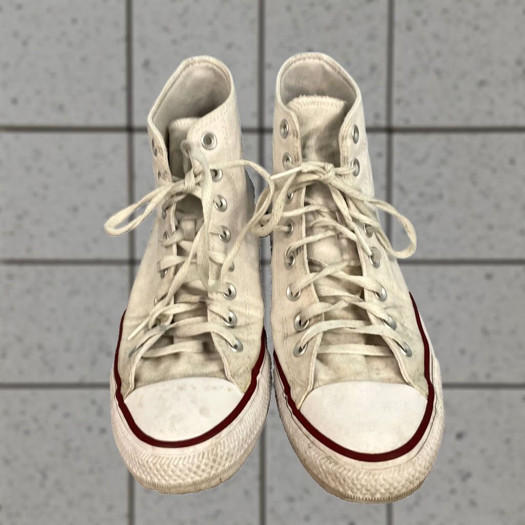 Converse CONVERSE All Star Chuck Taylor All Star Sneaker High Top Mens 8 Womens 10 White Classic BasketBall Shoe Size US 8 / IT 38 - 1 Thumbnail