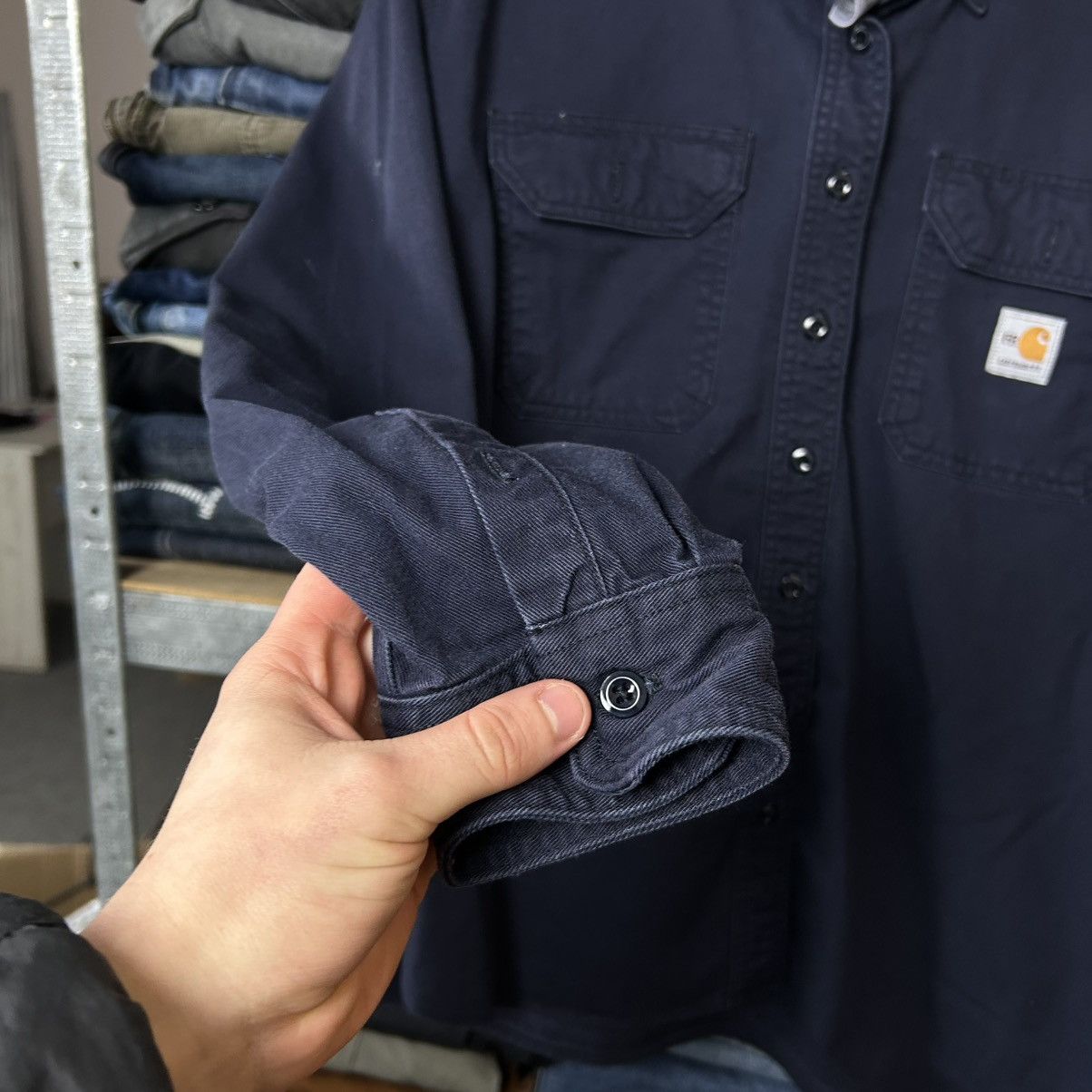 Carhartt Wip Vintage Carhartt Wip Patch Logo FR Streetwear y2k overshirt Size US XL / EU 56 / 4 - 6 Thumbnail