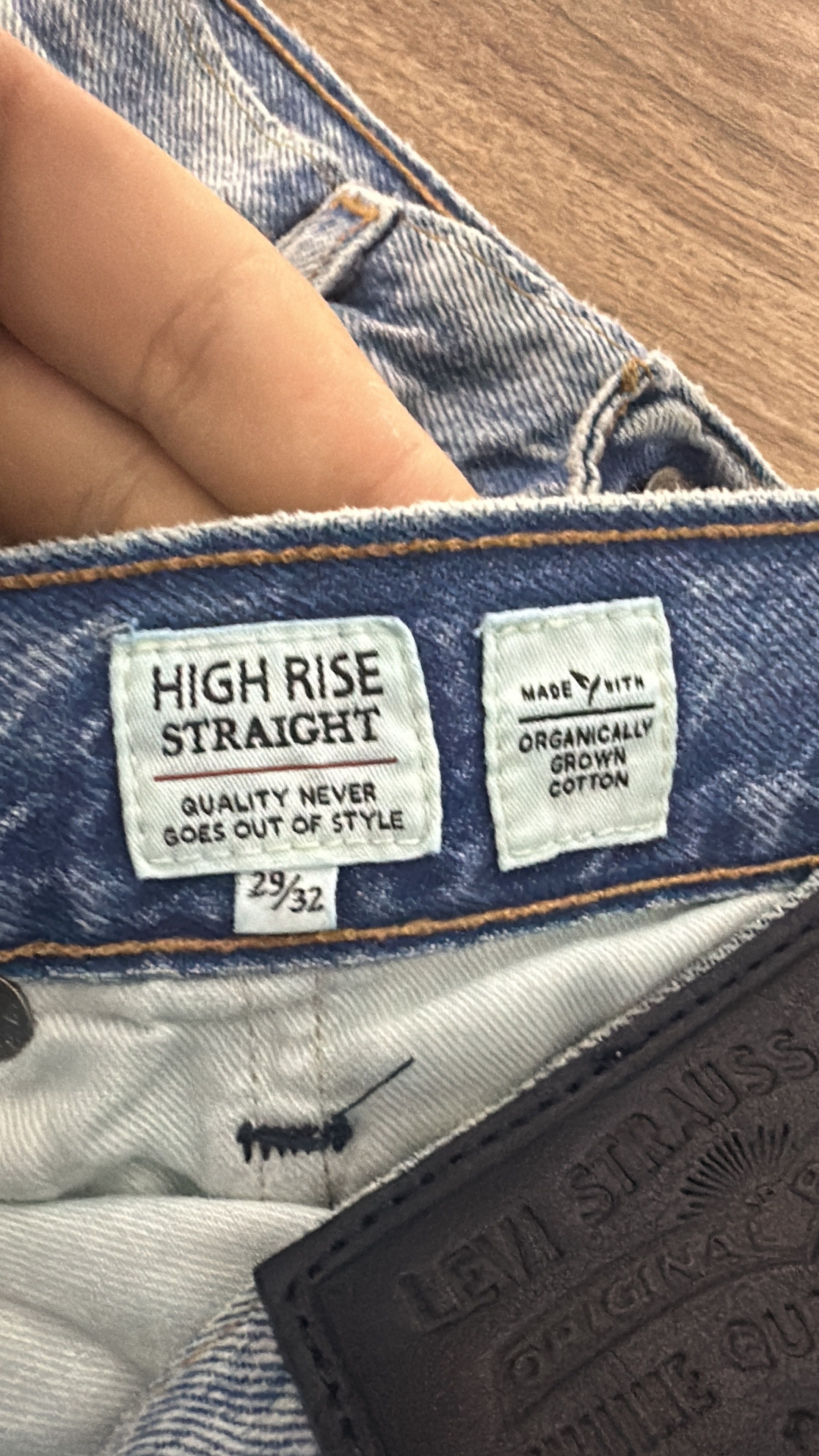 Levi's Made & Crafted Levis Made And Crafted High Rise Straight Jeans 29/32 Size US 29 - 10 Thumbnail