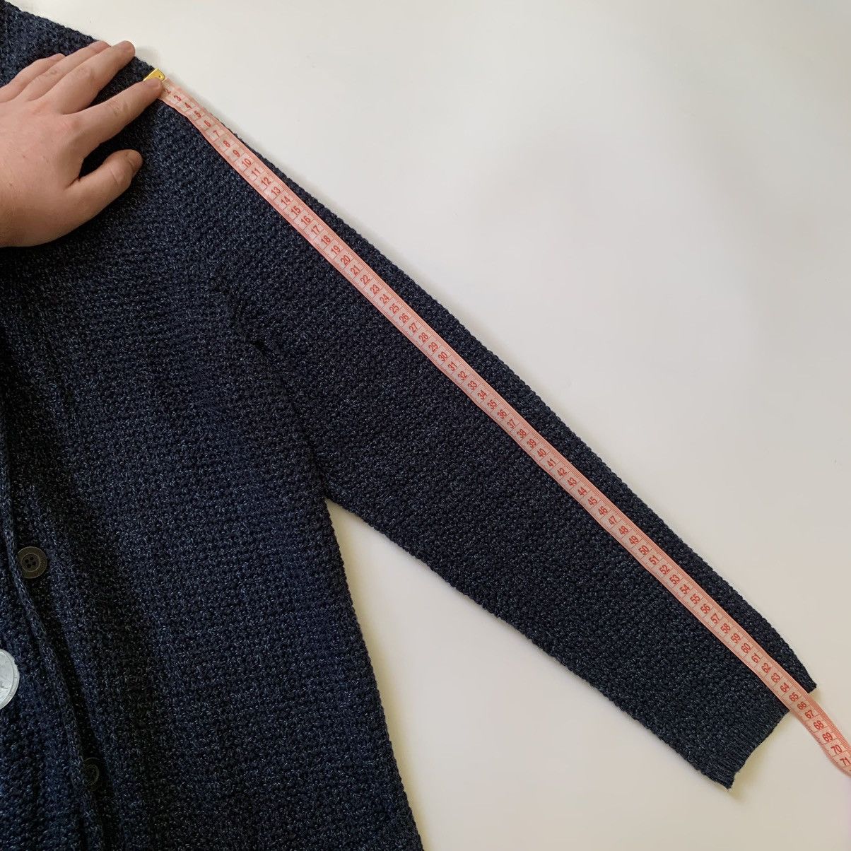 Other Falconeri Sweater Cardigan Blazer in Dark Blue 52 Italy Size 42R - 13 Thumbnail